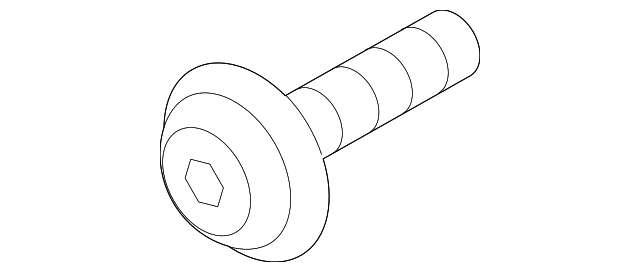 Tensioner Mount Bolt - Porsche (N-107-663-01)