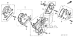 90007679000 - Engine: BOLT A, TIMING BELT COVER for Honda Image