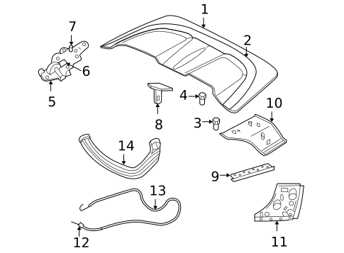 Stowage Compartment for 2008 Chrysler Crossfire #0