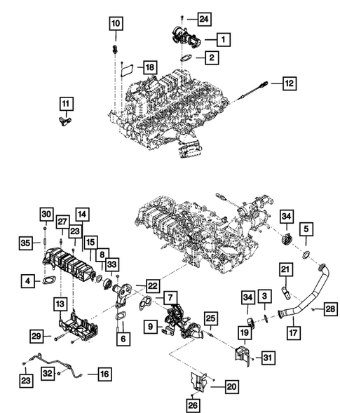 EGR System for 2009 Dodge Ram 3500 #0