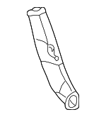 4B0857076 - Body: Air Duct for Audi Image