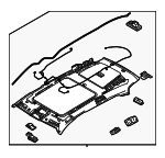 KETV6803ZK75 - Body: Headliner for Mazda: CX-90 Image