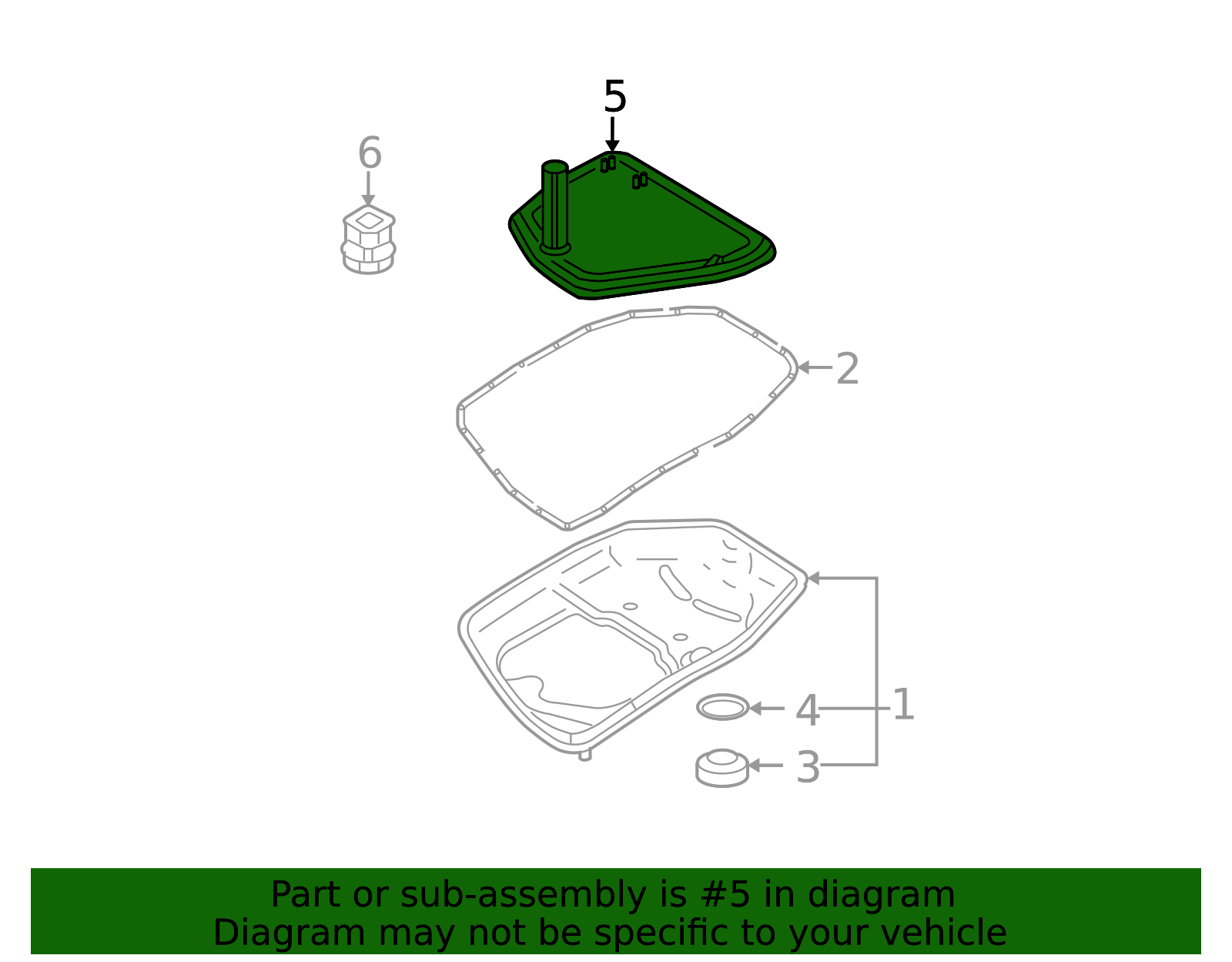 2005-2009 Audi Transmission Oil Filter 01J-301-517-D | OEM Parts Online
