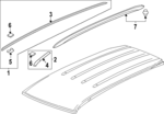 75260TG7A02 - : Roof Rail for Honda: Pilot Image