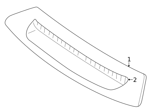 High Mounted Stop Lamp for 2002 Volvo C70 #0