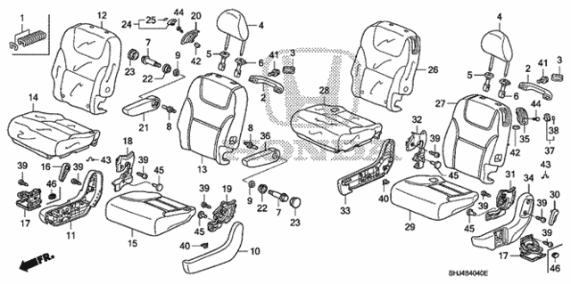 Middle Seat for 2007 Honda Odyssey #0