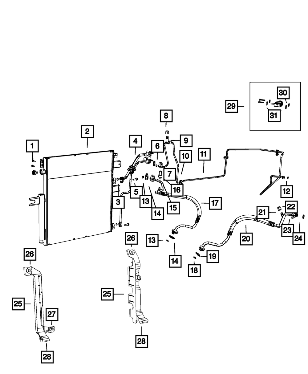 Bushing - Mopar (68313408AA)