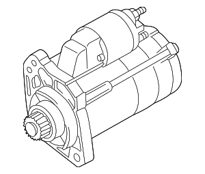 6M911024 - Electrical: Starter Motor for Audi Image