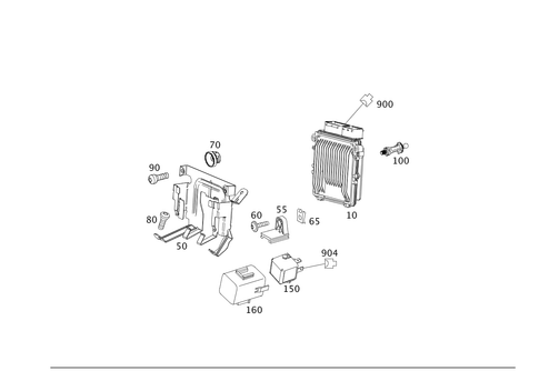 Engine Control Unit for 2012 Mercedes-Benz C350 #0
