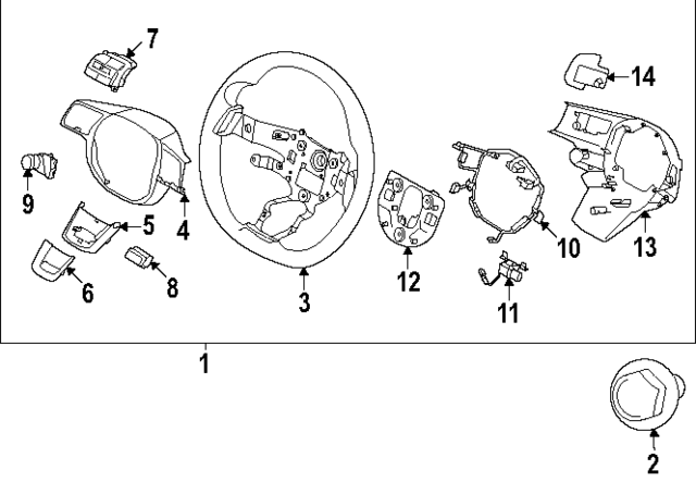 56110PI530NNB - : Steering Wheel for Hyundai Image