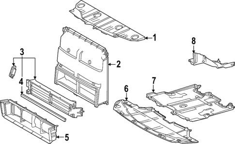 Splash Shields for 2025 Toyota bZ4X #0