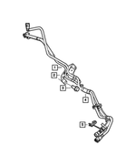 52855986AE - Fuel: Fuel Supply And Vapor Line Bundle for Ram: Dakota Image
