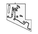 575103F300DS - Steering: Power Steering Pressure Hose for Kia: Amanti Image