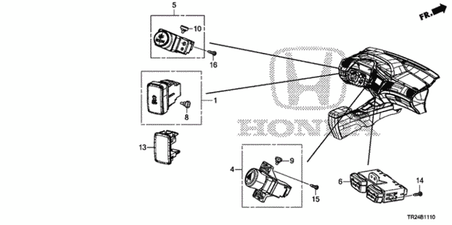 Switch (1) for 2012 Honda Civic #0