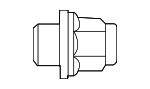 90942A1007 - Suspension: Wheel Nut for Toyota Image