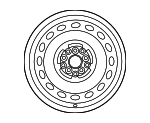 4261B0E060 - : 2024 Toyota Grand Highlander - Wheel, Spare for Toyota: Grand Highlander Image