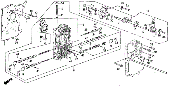 AT Main Valve Body (86-87) for 1987 Acura Legend #0