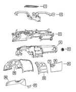 TQ811T5AA - : Instrument Panel Cover for Dodge: Viper Image