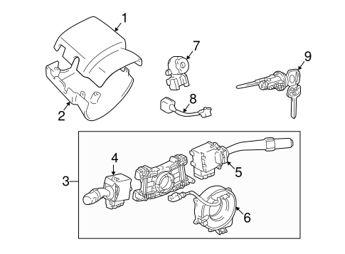 Apple - 明彦 Ignition Lock for 1999 Toyota Tacoma | American Toyota Parts