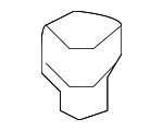 11589290 - Body: Cowl Grille Retainer for GM Image