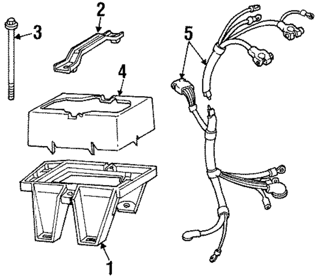 56004905 - Electrical: Battery Cable for Mopar Image