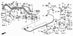 46330SVAA01 - Chassis: PIPE C, BRAKE for Honda Image