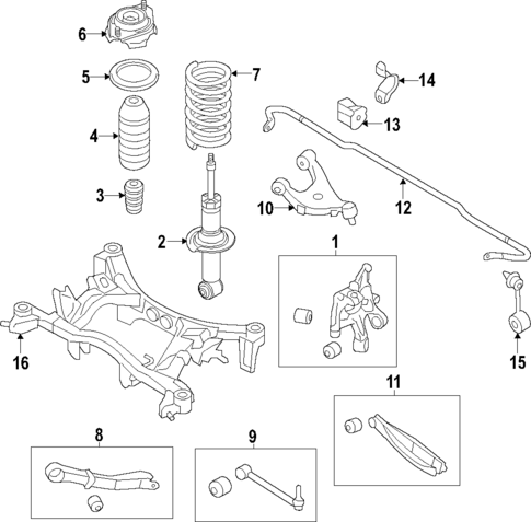 Rear Suspension for 2016 Scion FR-S #1