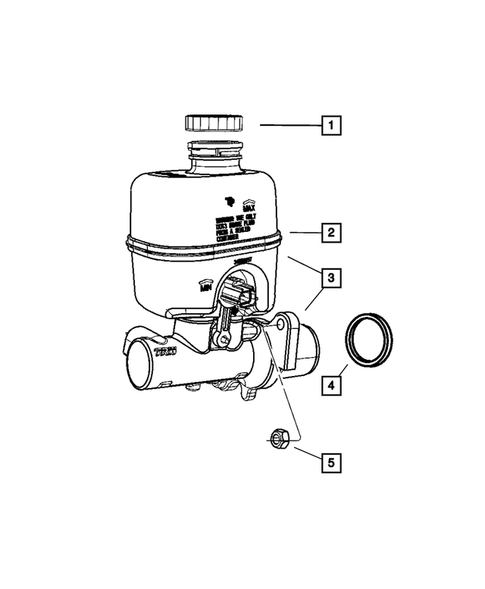 Brake Master Cylinder for 2006 Jeep Liberty #0