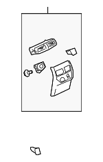 MR975707YA - Body: Rear Trim for Mitsubishi Image