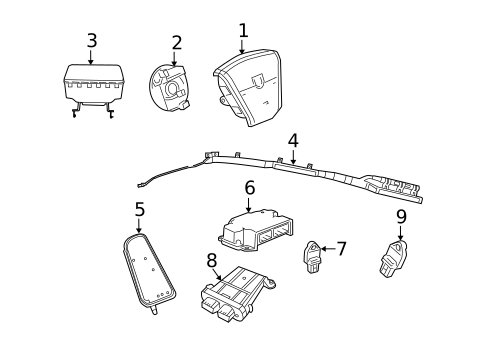 Air Bag Components for 2014 Jeep Patriot #0
