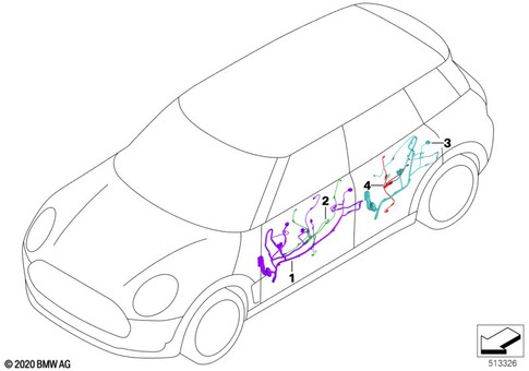 Supplementary Cable Sets for 2020 Mini Cooper S #4