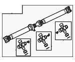 370007JA0A - Suspension: Drive Shaft Assembly for Nissan Image