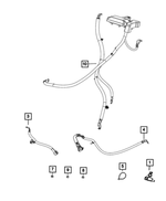 68360693AD - Electrical: Battery Positive Wiring for Ram: 2500, 3500 Image