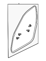 63511XA01A - : Door Weather-Strip for Subaru Image