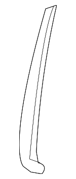 61240XA01A9W - Body: Lower Weather-strip for Subaru Image