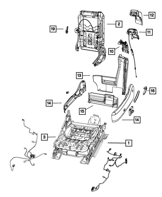 68026099AC - Interior Trim: Seat Belt Guide for Mopar Image image