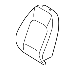 88460BE410XP5 - Body: Seat Back Cover for Hyundai: Kona Electric Image