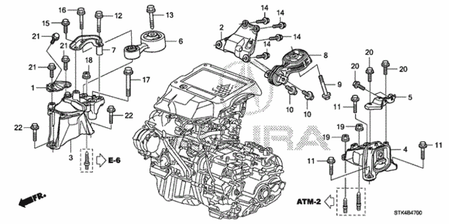 Engine Mounts for 2009 Acura RDX #0