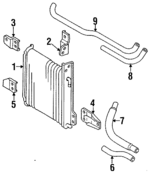 3291360170 - : Cooler Lower Bracket for Toyota: Land Cruiser Image