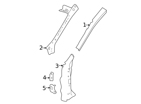Hinge Pillar for 2020 Nissan Altima #0