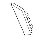 51437073362 - : Seat Belt Cover for BMW: 745i, 745Li, 750i, 750Li, 760i, 760Li, Alpina B7 Image