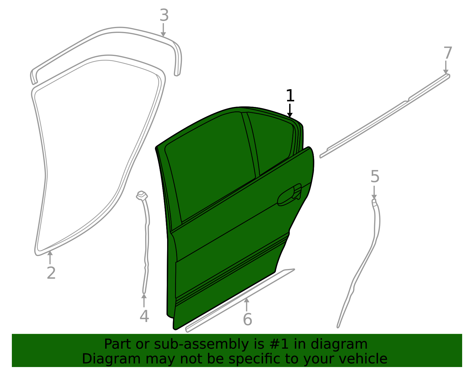 Genuine BMW 41-52-8-223-892 | Door Shell | FREE Shipping on Most Orders ...