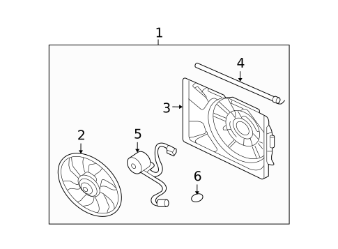 Cooling Fan for 2008 Kia Optima #0