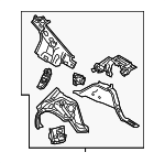 61705WB002 - Body: Inner Quarter Panel for Scion: iA | Toyota: Yaris, Yaris iA Image