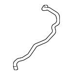 64539119169 - Cooling System: HVAC Heater Hose for BMW: 528i, 528i xDrive, 535d, 535d xDrive, 535i, 535i GT, 535i GT xDrive, 535i xDrive, 550i, 550i GT, 550i GT xDrive, 550i xDrive, 640i, 640i Gran Coupe, 640i xDrive, 640i xDrive Gran Coupe, 650i, 650i Gran Coupe, 650i xDrive, 650i xDrive Gran Coupe, 740i, 740Ld xDrive, 740Li, 740Li xDrive, 750i, 750i xDrive, 750Li, 750Li xDrive, 760Li, ActiveHybrid 5, ActiveHybrid 7, Alpina B6 xDrive Gran Coupe, Alpina B7, Alpina B7 xDrive, Alpina B7L, Alpina B7L xDrive, M5, M6, M6 Gran Coupe Image