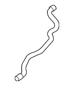 64539119168 - Cooling System: HVAC Heater Hose for BMW: 528i, 528i xDrive, 535d, 535d xDrive, 535i, 535i GT, 535i GT xDrive, 535i xDrive, 550i, 550i GT, 550i GT xDrive, 550i xDrive, 640i, 640i Gran Coupe, 640i xDrive, 640i xDrive Gran Coupe, 650i, 650i Gran Coupe, 650i xDrive, 650i xDrive Gran Coupe, 740i, 740Ld xDrive, 740Li, 740Li xDrive, 750i, 750i xDrive, 750Li, 750Li xDrive, 760Li, ActiveHybrid 5, ActiveHybrid 7, Alpina B6 xDrive Gran Coupe, Alpina B7, Alpina B7 xDrive, Alpina B7L, Alpina B7L xDrive, M5, M6, M6 Gran Coupe Image