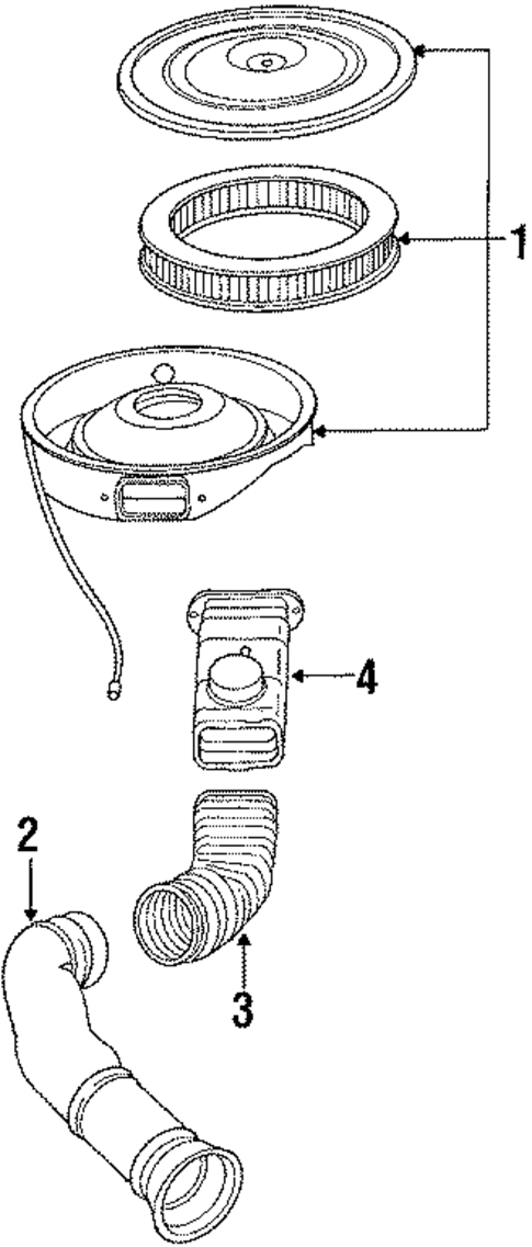 Air Inlet for 1985 Lincoln Continental #0