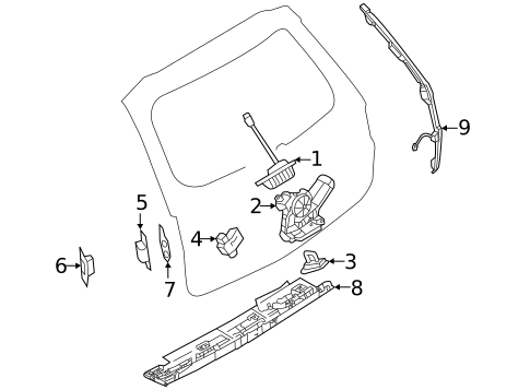 Lock & Hardware for 2025 Mitsubishi Outlander #2