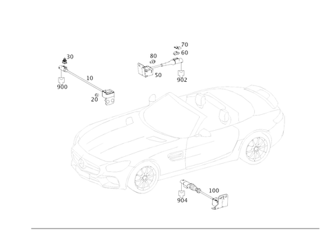 Electric Parts for Chassis Adjustment for 2018 Mercedes-Benz AMG GT R #0