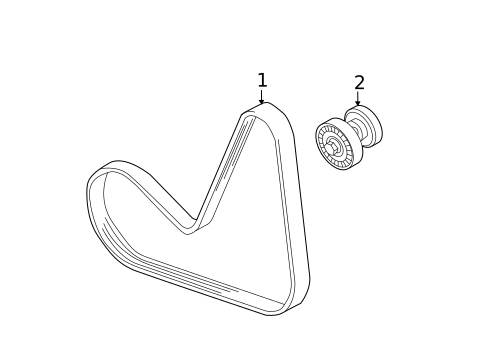 Belts & Pulleys for 2012 Volkswagen Passat #0